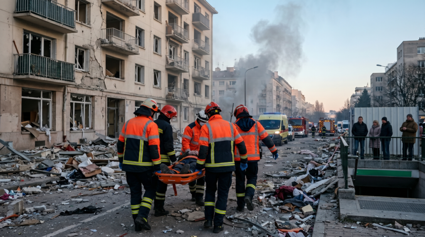 Massive Russian strike on Kyiv kills seven, damages civilian sites and undermines ceasefire hopes