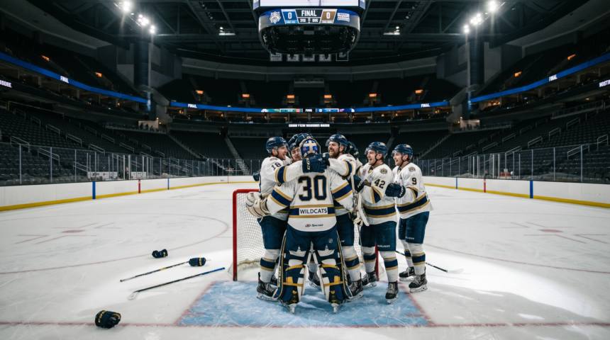 Goaltender Leads Hockey Team to Championship Final Despite Personal Tragedy