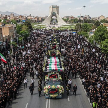 featured-37 Massive Crowds Gather in Tehran for Supreme Leader Khamenei’s Funeral Procession